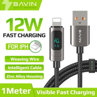 BAVIN CB255 12W /20W /60W 1 Meter PD Fast Charging Data Transfer Cable For iPhone 17 Series
