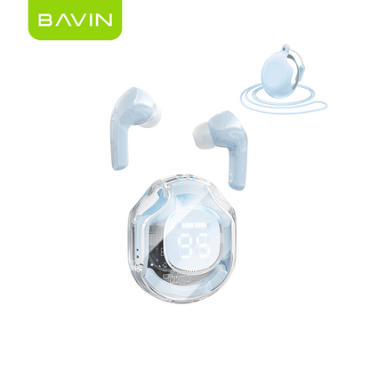 BAVIN BA66 TWS Bluetooth Earphone w/ Stereo Audio Sounds & Built-in Mic