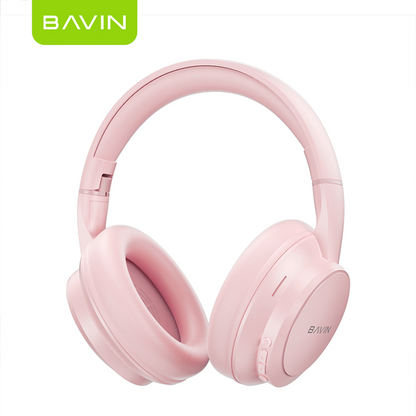 BAVIN BH66 Bluetooth Wireless 5.4 Over-Ear Headphones | Foldable & Adjustable Headset HiFi Sound