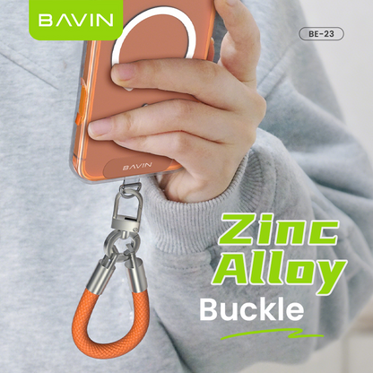 BAVIN BE23 Portable Multi-Purpose 8cm Finger Strap Braided Phone Lanyard For Keychain & TWS Earbuds