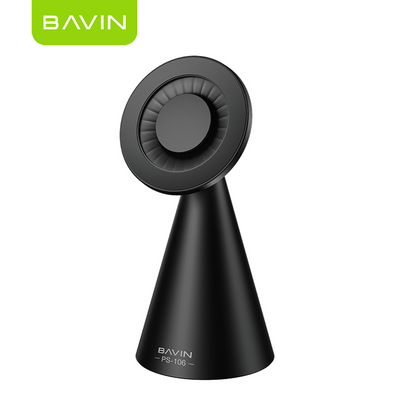 BAVIN PS106 Mini Portable Strong Magnetic Desktop Phone Stand w/ 180° Rotation Holder for iPhone, Android