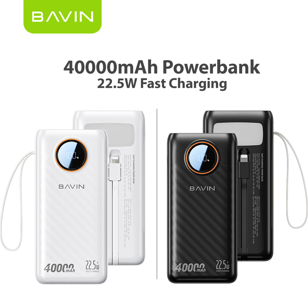 BAVIN Y-PC1157 50000mAh 40000mAh 30000mAh 22.5W Fast Charging Powerbank