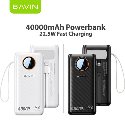 BAVIN Y-PC1157 50000mAh 40000mAh 30000mAh 22.5W Fast Charging Powerbank