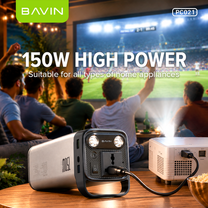BAVIN PC021 54600mAh 150W Portable Power Supply Powerbank 22.5W w/ LED Light & Display