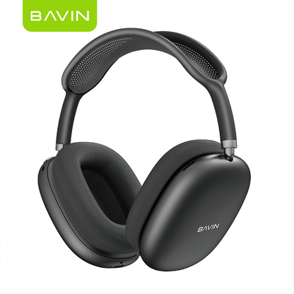 BAVIN HB-BH70 Wireless Bluetooth 6.0 Headphones |40mm Hi-Res Headset w/ Magnetic removable Earpads