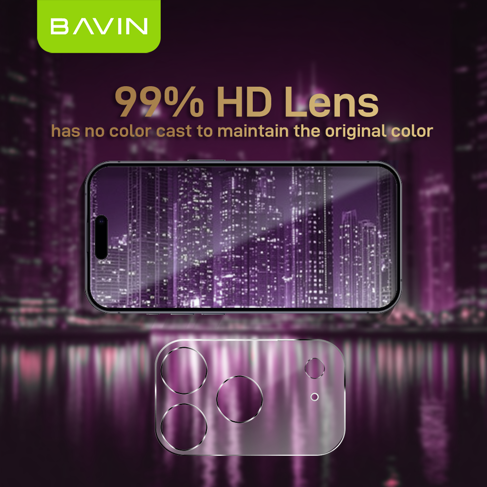 BAVIN Camera Lens Protector Transparent Camera Tempered Glass Scratch-Proof for iPhone 7 to 18 Series
