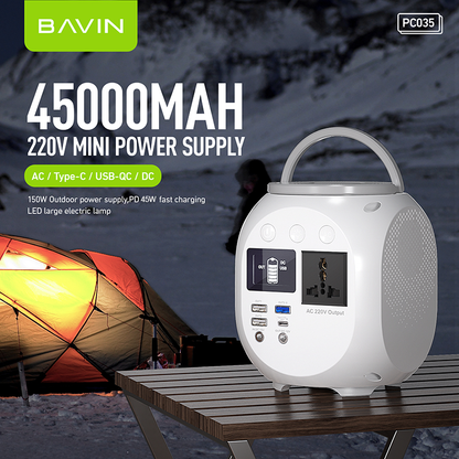 BAVIN Y-PC035 150W Emergency Power Supply for Outdoor/ Travel & Camping
