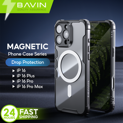 BAVIN E-YX305A Magnetic Anti-Fall Phone Case for iPhone 16 Series