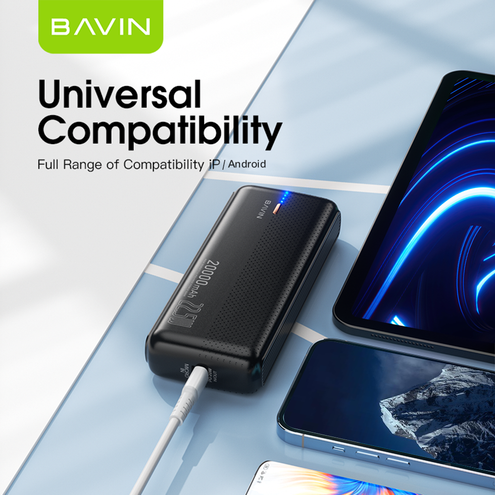 BAVIN Y-PC025 20000mAh Q.C 3.0Compact Fast Charging Powerbank