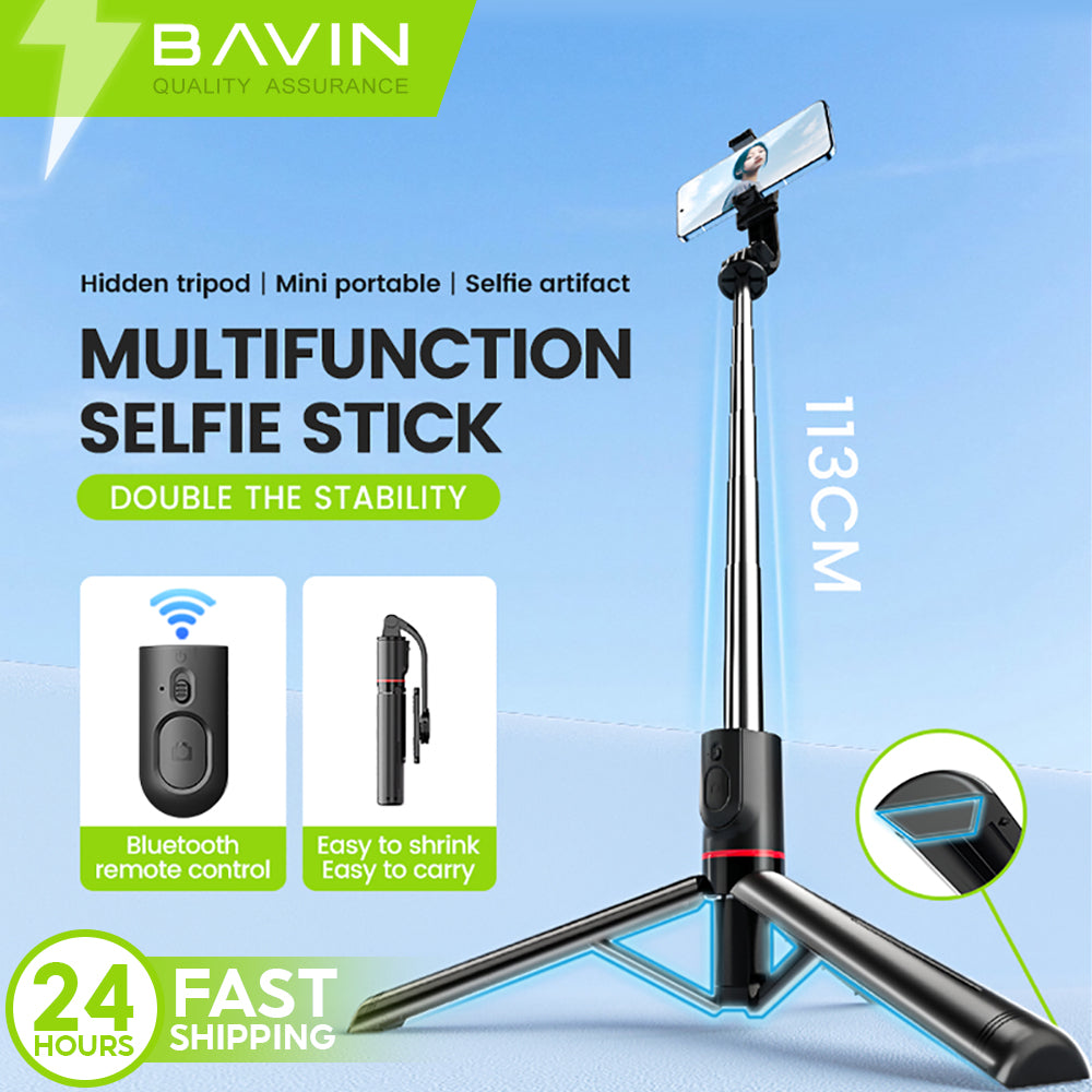 BAVIN D-Z-P08 Bluetooth Selfie Stick & Tripod