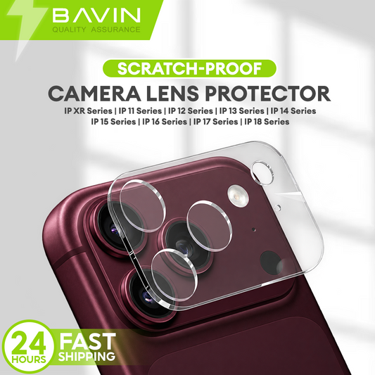 BAVIN Camera Lens Protector Transparent Camera Tempered Glass Scratch-Proof for iPhone 7 to 18 Series