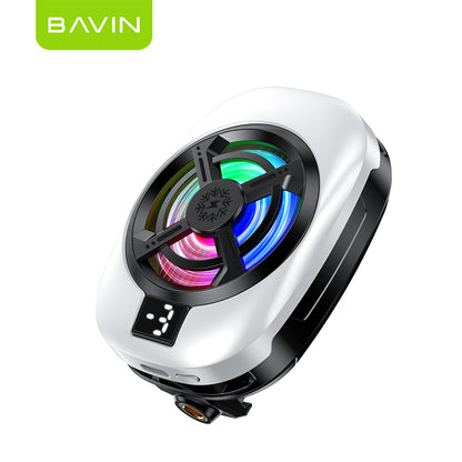 BAVIN BF-009 Gaming Phone Cooler Semiconductor Radiator w/ Clip-On Mount Dual Vent Airflow & Silent Cooling