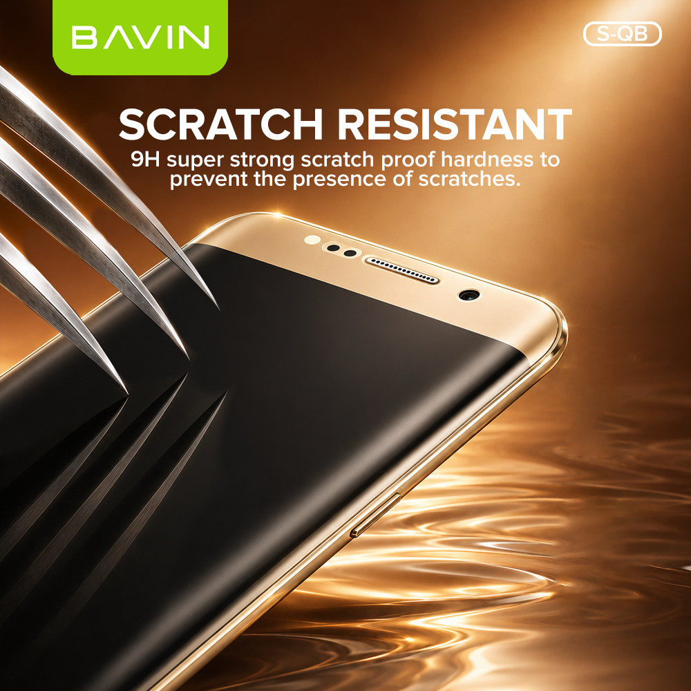 BAVIN S-QB Screen Pro+ High Pearm Antidust Anti-Drop Mobile Phone Full Tempered Glass for Sam Series