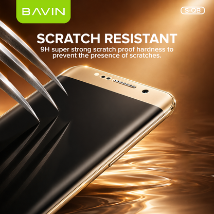 BAVIN S-QB Screen Pro+ High Pearm Antidust Anti-Drop Mobile Phone Full Tempered Glass for Sam Series