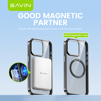 BAVIN Y-PC029P 5000mAh / 10000mAh Wireless Fast Charging Powerbank w/ USB-C Input/Output