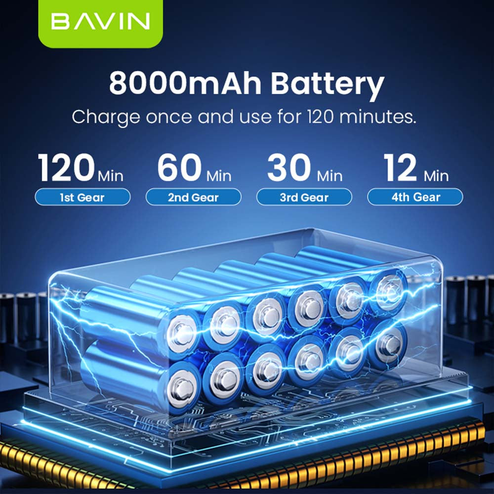 BAVIN Z-VC03 130,000RPM / Z-VC04 80,000RPM Portable Mini Compressed Air Duster for Deep Cleaning w/ Extremely Turbo Airflow
