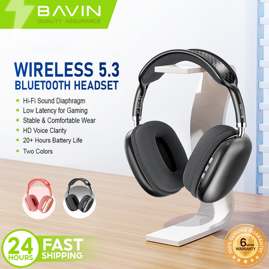 BAVIN HB-BH39 Hi-Fi Wireless Bluetooth Earphones w/ Noise Cancelling for Smartphones