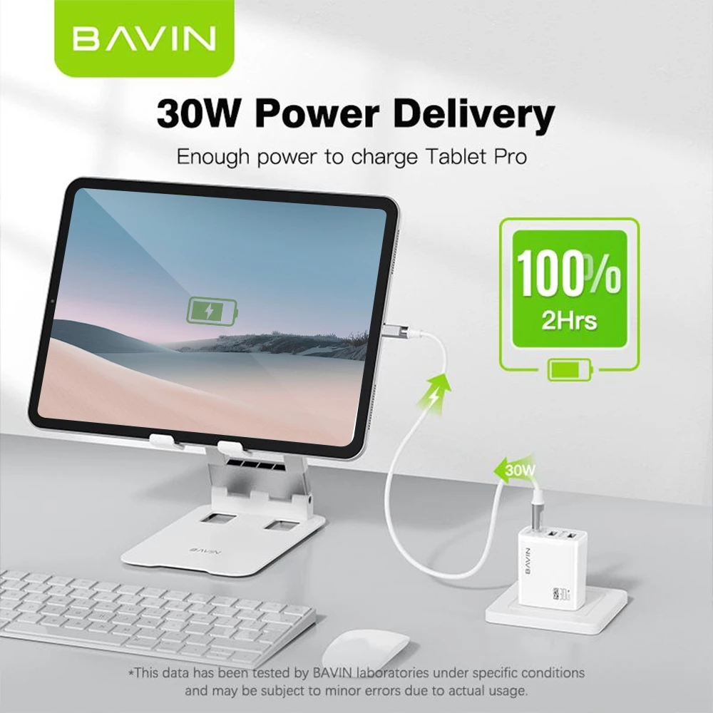 BAVIN C-PC907 30W PD Fast Charger Multi Port Adapter