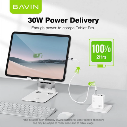 BAVIN C-PC907 30W PD Fast Charger Multi Port Adapter