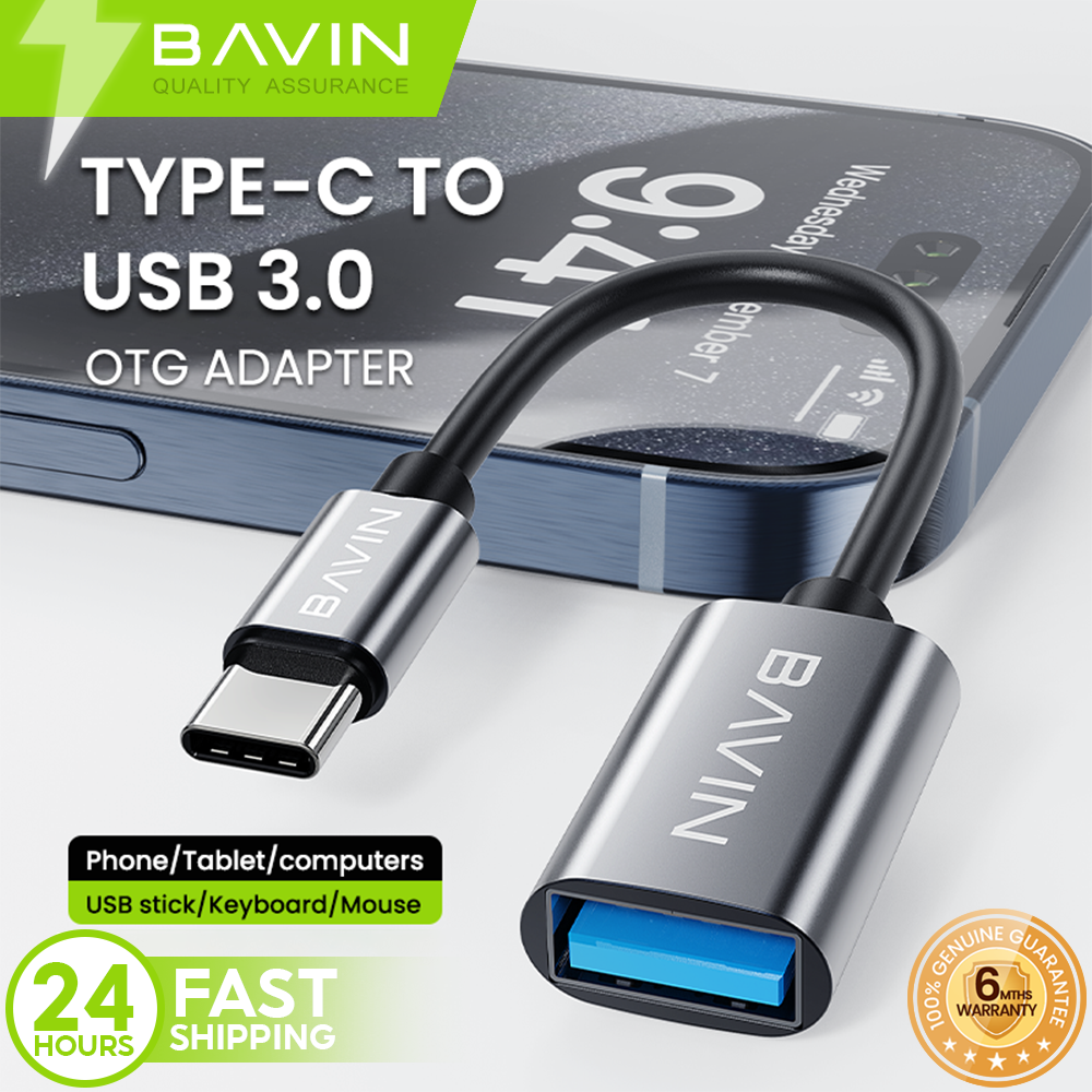 BAVIN O54 USB-C to USB 3.0 OTG Adapter thunderbolt 3 to USB Female Adapter For Laptop Tablet Mouse Keyboard