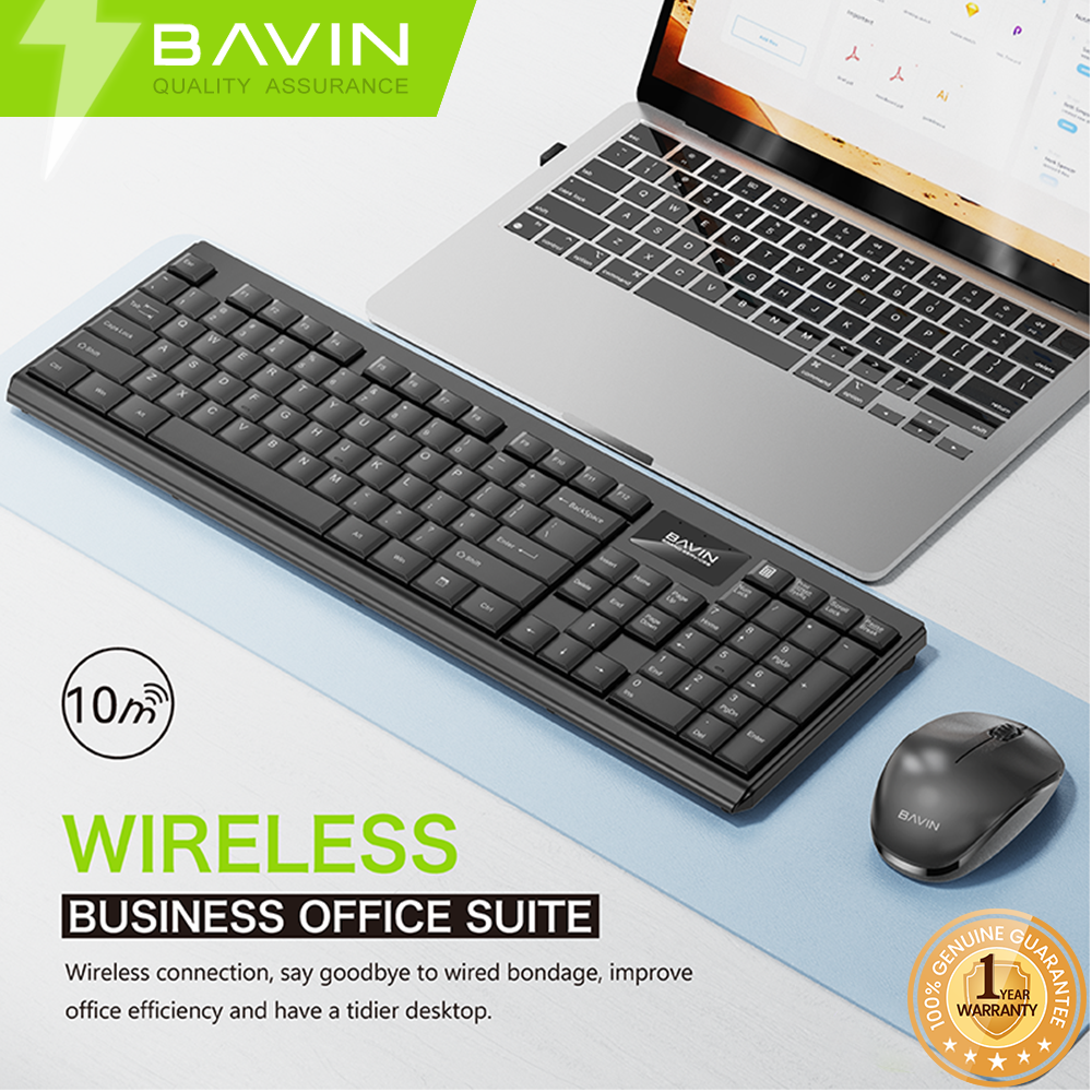 BAVIN G-K-997 2.4G Wireless Keyboard & Mouse for PC & Laptop