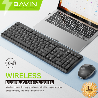 BAVIN G-K-997 2.4G Wireless Keyboard & Mouse for PC & Laptop