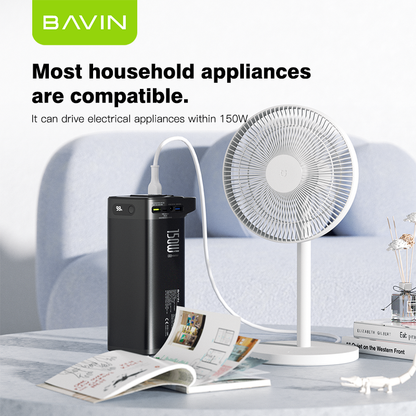 BAVIN PC021 54600mAh 150W Portable Power Supply Powerbank 22.5W w/ LED Light & Display