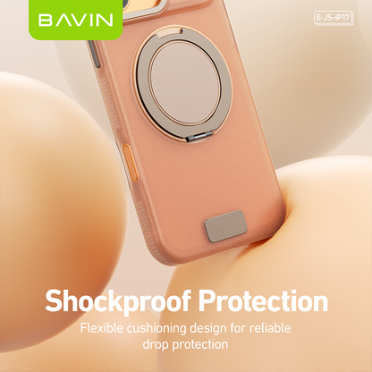 BAVIN JS 360 Rotation Magnetic Ring Phone Holder Case Durable Shockproof Fully Protected Compatible For iPhone 17 Series