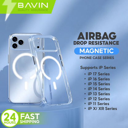 BAVIN E-FS Magnetic Magsafe Anti-Fall Case for iPhone 11 - 17 Series