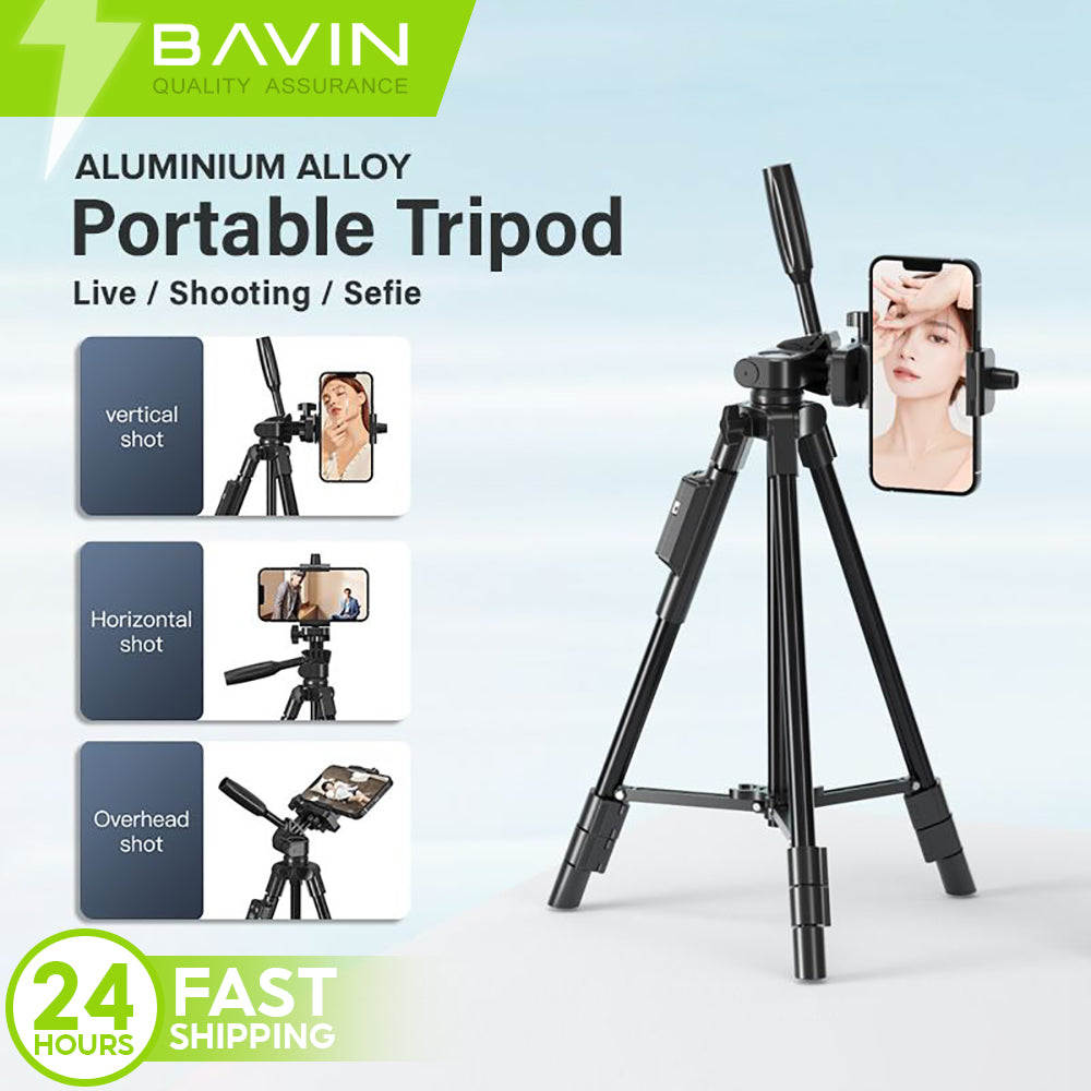 BAVIN D-S-5208 Portable Metal Tripod Stand