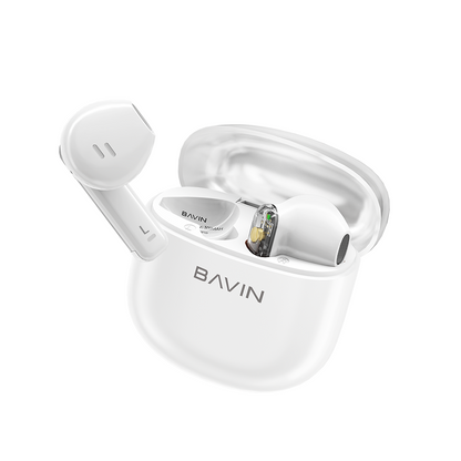 BAVIN HB-BA-61 TWS Bluetooth 5.3 Earbuds | HiFi Sound | 5H Playtime | Touch Control | Type-C Charging | iOS & Android