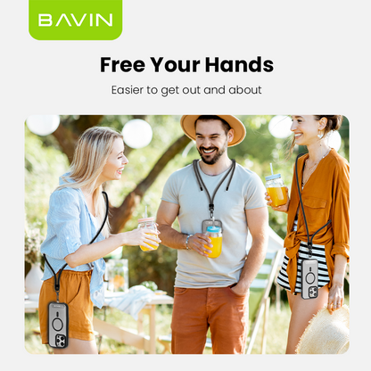 BAVIN BE15 Mobile Phone Strap Lanyard Phones Adjustable with 160cm Long Thick Cross-body Shoulder