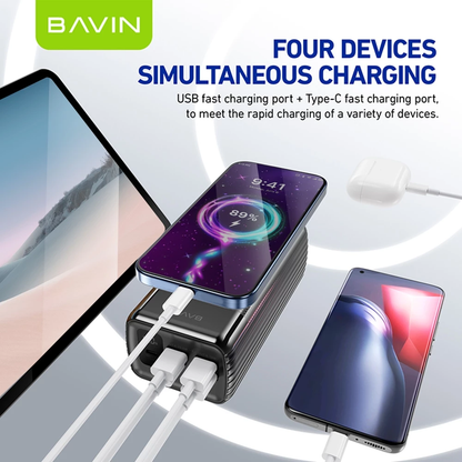 BAVIN PC069 Pro 22.5W 40000mAh Fast Charging Large Capacity Powerbank w/ Multiple 3.0A Output & Input