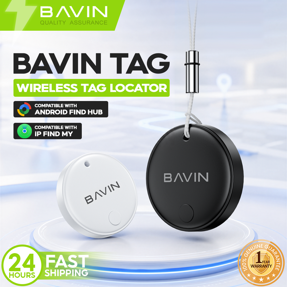 BAVIN TAG02 Smart Wireless Locator Bluetooth Tracker Finder Anti-Lost Tracking Device For iPhone, Android