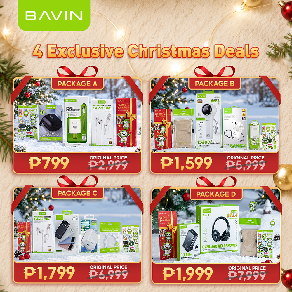 BAVIN Christmas Gift Set Ready-to-Gift | Gift Box,Bag & Card Included for Family, Friends,Colleagues