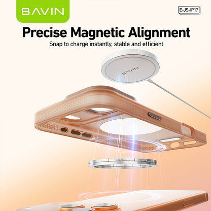 BAVIN JS 360 Rotation Magnetic Ring Phone Holder Case Durable Shockproof Fully Protected Compatible For iPhone 17 Series