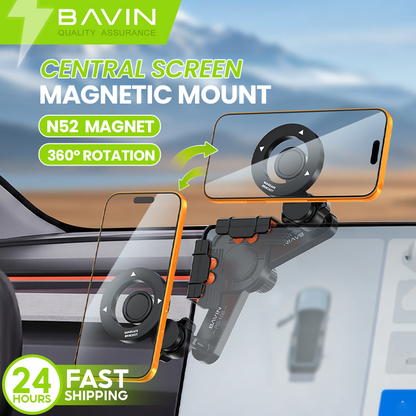 BAVIN PS108 Phone Holder for Screen Corner Magnetic Phone Mount Holder, 360° Rotation for iPhone 17-13