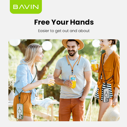 BAVIN E-BE15 Adjustable Mobile Phone Lanyard Strap w/160cm Long Cross-body Shoulder Strap