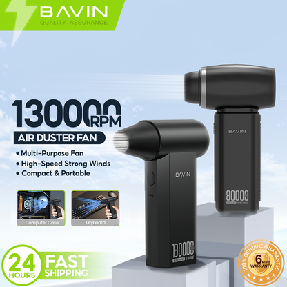 BAVIN VC03 130000RPM / VC04 80000RPM Strong Violent Portable Mini Compressed Air Duster for Cleaning