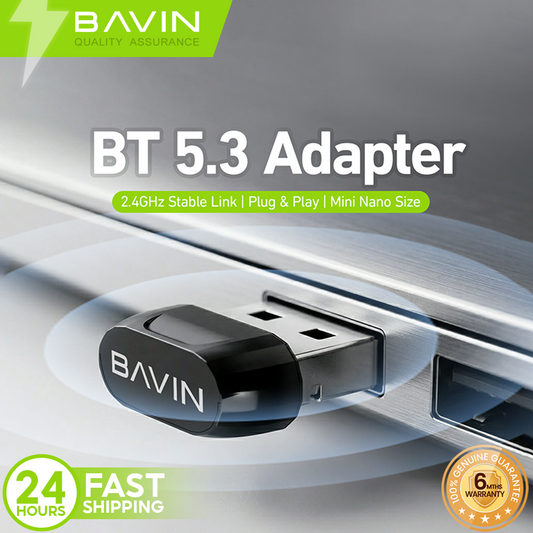 BAVIN O109 Mini USB Bluetooth Dongle Adapter for Wireless Speaker/Mouse/Keyboard/Headphones