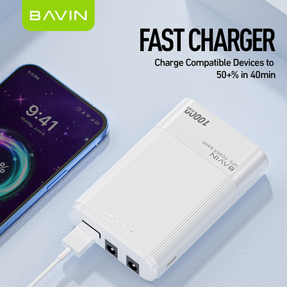BAVIN Y-PC037 Pro 10000mAh UPS Powerbank / For Internet Router & Universal Devices