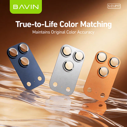 BAVIN SC1 360° Full Cover Tempered Glass Camera Lens Protector for iPhone 17 /17 Air /17 Pro /17 Pro Max