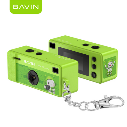BAVIN CD01 Mini Thumb Camera 1080P HD 12MP Wide w/ Flash and Keychain | Support TF Card