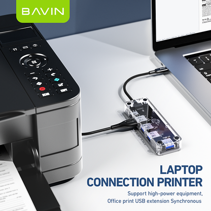 BAVIN U-H2-XX 6-in-1 USB Hub