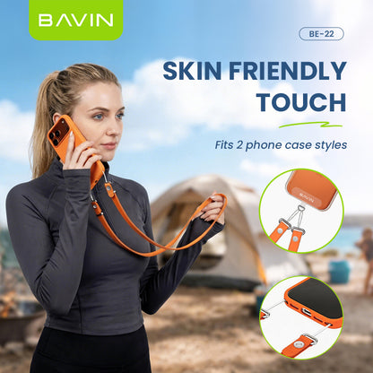 BAVIN BE22 Magnetic Lanyard Phone Crossbody Woven Adjustable w/ Quick Release Strap for iPhone 17 Series