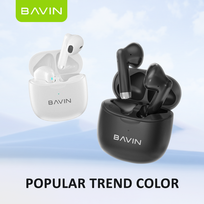 BAVIN HB-BA-19 TWS Wireless Bluetooth Earbuds w/ High Stereo Sound & Touch Control