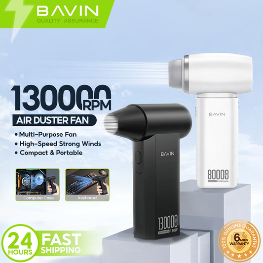 BAVIN VC03 130000RPM / VC04 80000RPM Portable Mini Compressed Air Duster Extremely for Cleaning