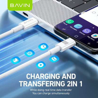 BAVIN U-CB274-XX 100W Data Cable Fast Charging & Data Transfer Type-C to iPh & Type-C to Type-C