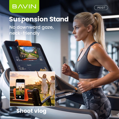 BAVIN PS107 Portable Ultra-Slim Foldable Silicone Phone Stand | Adjustable for Universal Desk, Travel
