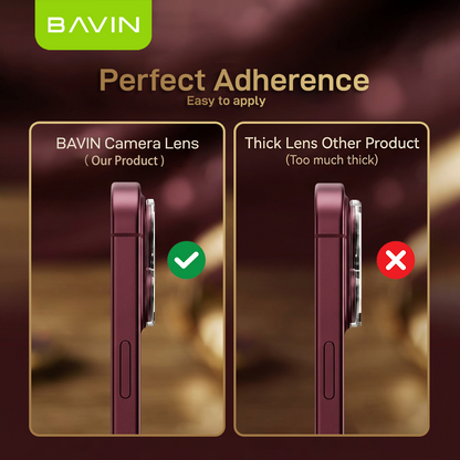 BAVIN Camera Lens Protector Transparent Camera Tempered Glass Scratch-Proof for iPhone 7 to 18 Series